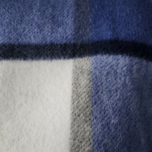 George Plus Blue Plaid Shacket (Plus Size) - Picture 8 of 12